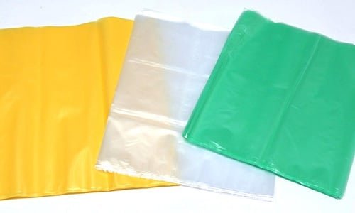 Yellow, white, green anti-rust bags