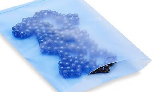 vci-32 Metal products packed in flat blue anti-rust bags