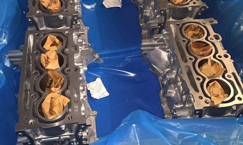 Metal products protected by VCI vapor phase anti-rust film and VCI vapor phase anti-rust paper