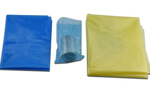 Blue, yellow, dark blue VCI gas phase anti-rust bag