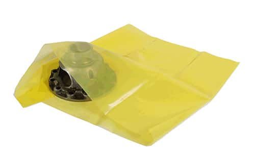 wz-34 Yellow flat-mouth VCI gas-phase antirust bag for packing metal fittings